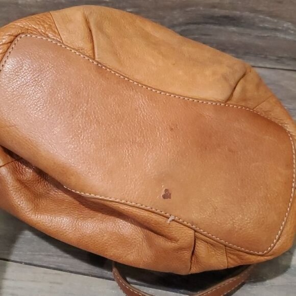 J.Crew Brompton Mini Hobo brown leather bag Style#63020 - Picture 5 of 16